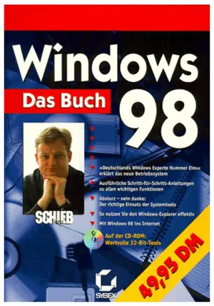 Windows 98 – Das Buch · 1998 Buchcover: Windows 98 – Das Buch (1998)