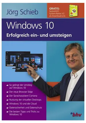 Windows 10 – Ein- und Umsteigen · 2015 Buchcover: Windows 10 – Ein- und Umsteigen (2015)