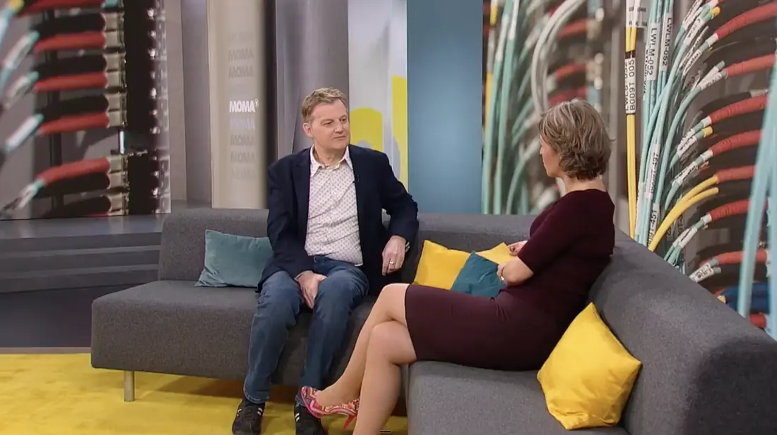 Jörg Schieb im Studio des ARD-Morgenmagazins
